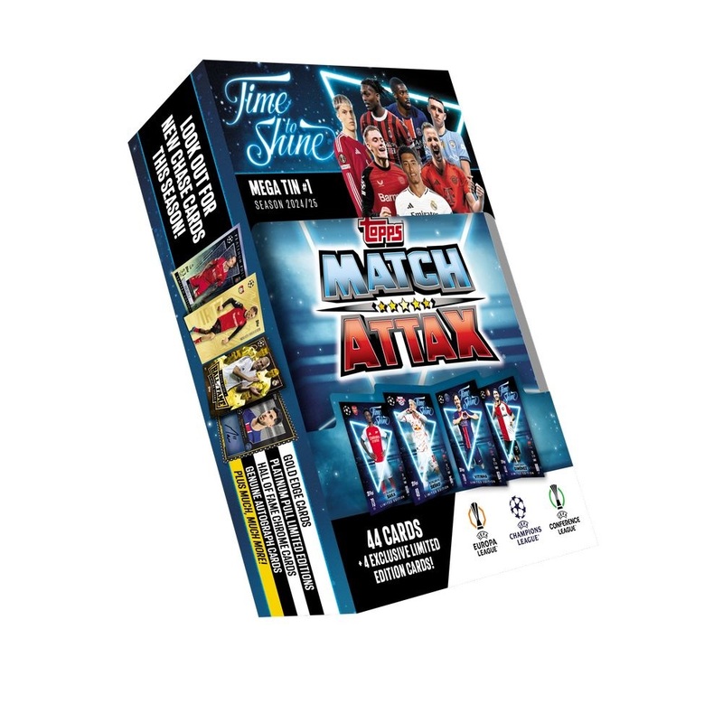 Topps Match Attax UEFA Champions League 2024/25 Time To Shine Mega Tin (Assortment - Includes 1)