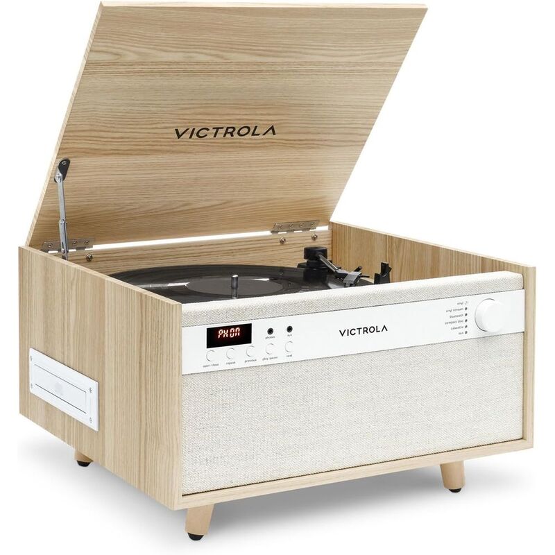 Victrola VTA-820SB Century 6-In-1 Bluetooth Turntable - Natural Victrola VTA-820SB Century 6-In-1 Bluetooth Turntable - Natural
