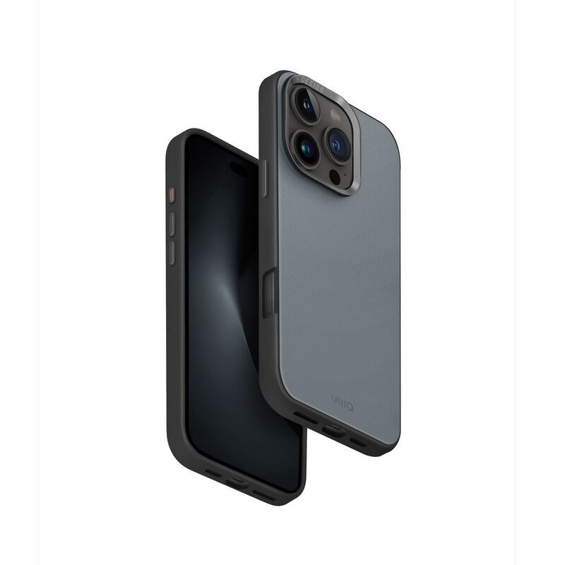 Uniq Hybrid iPhone 16 Pro Max Magclick Charging Lyden Case - Washed Blue/Black