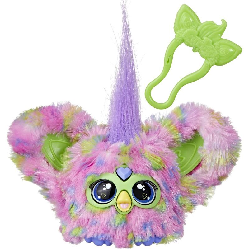 Furby Furblet Too-Koo 2-Inch Keychain Plush Toy