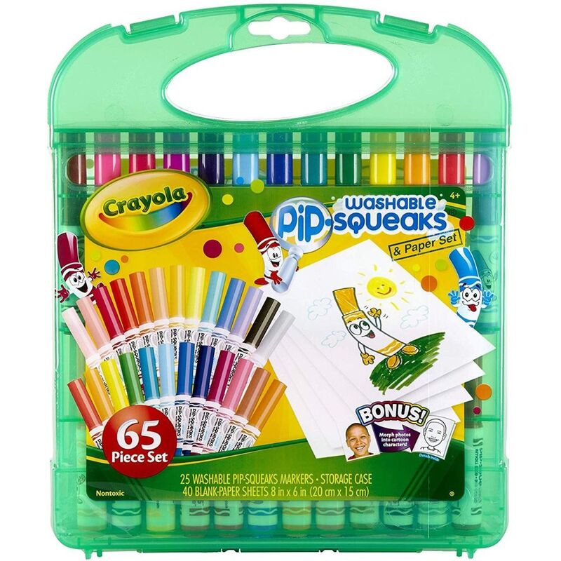 Crayola Washable Pip-Squeak & Paper Set