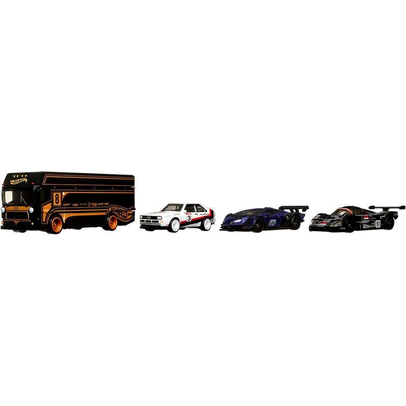 Hot Wheels Premium Track Day Collector Playset (Pack Of 4) (Assortment - Includes 1)