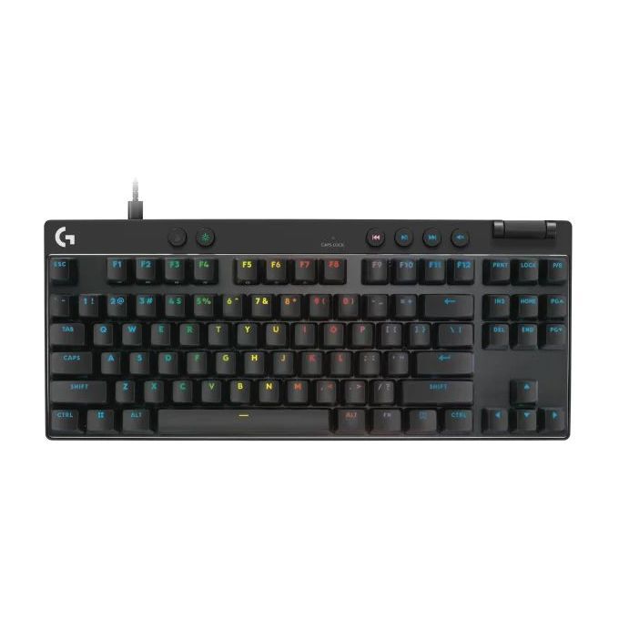 Logitech G Pro X TKL Rapid Wired Gaming Keyboard - Black (English) Logitech G Pro X TKL Rapid Wired Gaming Keyboard - Black (English)