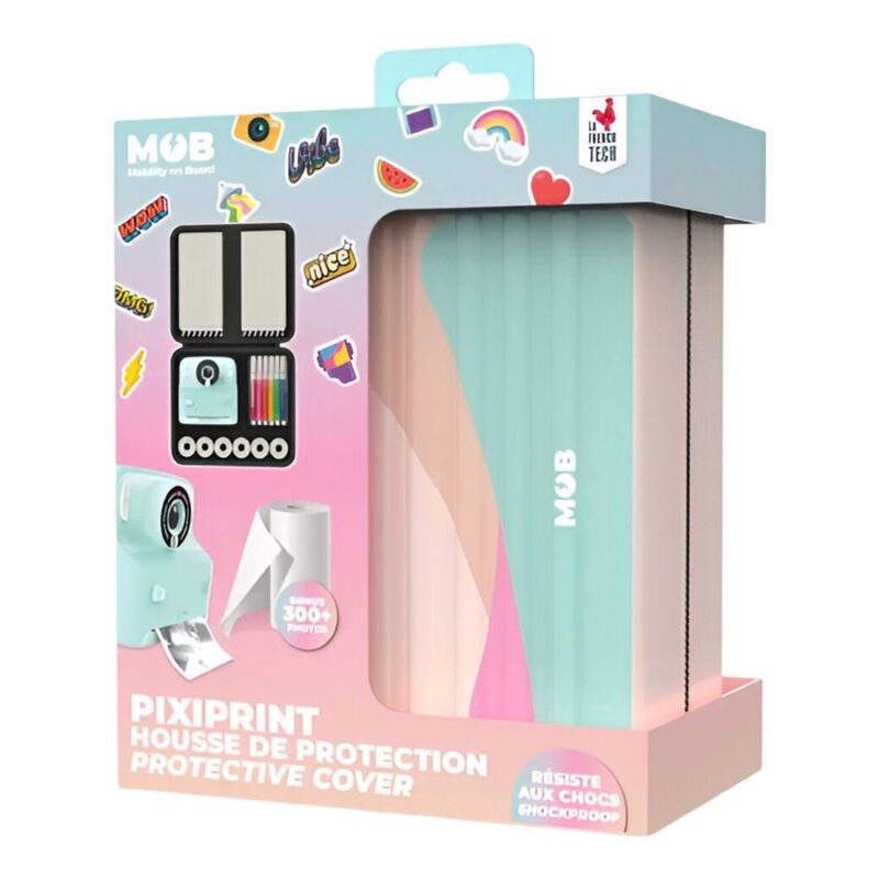 Mobility On Board Travel Kit: Pixiprint Case + 4 Paper Rolls (3 Classical + 1 Sticker)