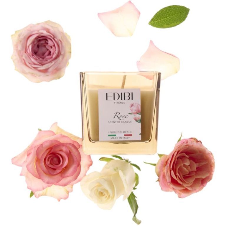 Edibi Firenze Rose Square Candle 180g