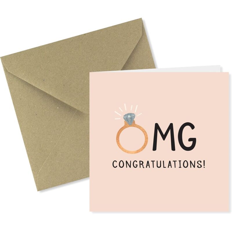 Share The Love Congratulations (15 x 15 cm) - Engagement Greeting Card Share The Love Congratulations (15 x 15 cm) - Engagement Greeting Card