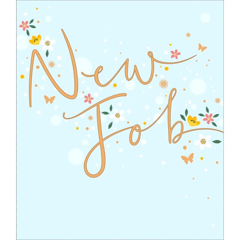 UK Greetings New Job Congrats New Job Greeting Card(15.9 x 18.4 cm)