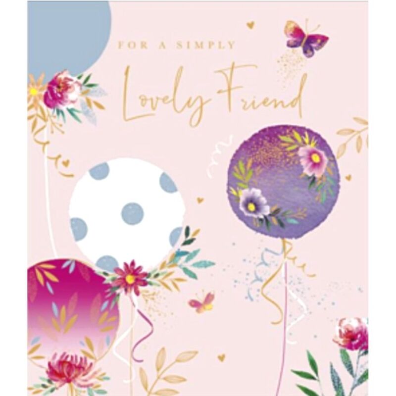 UK Greetings Happy Birthday Friend Greeting Card (15.9 x 18.4 cm) - Balloons UK Greetings Happy Birthday Friend Greeting Card (15.9 x 18.4 cm) - Balloons
