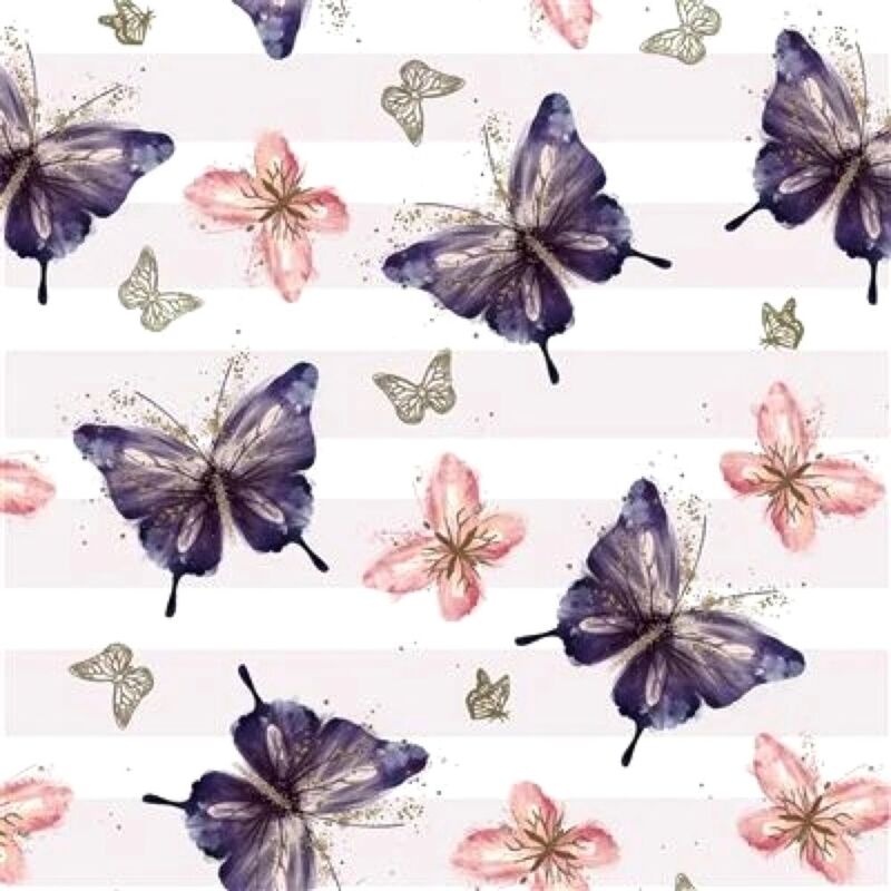 UK Greetings Indigo Blush Wrapping Paper Roll (200 x 70 cm)