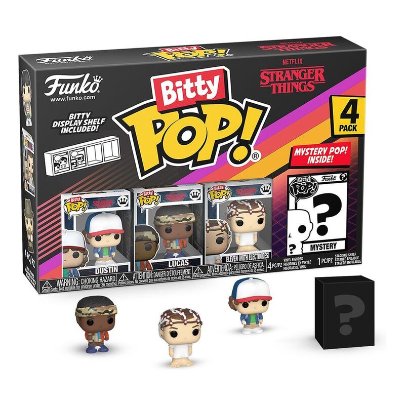 Funko Pop! Bitty Pop TV Stranger Things Dustin (Pack of 4)