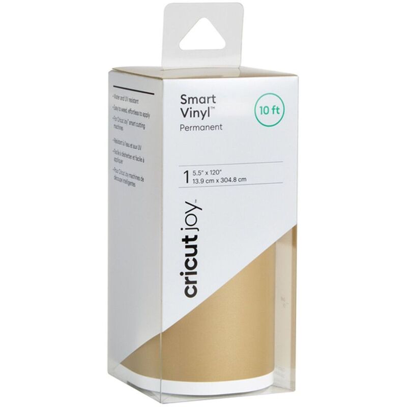 Cricut Smart Vinyl Joy Smart Vinyl Permanent Value Roll (10Ft) - Gold