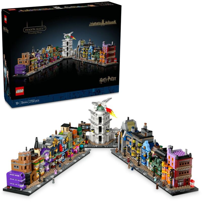 LEGO Harry Potter Diagon Alley Wizarding Shops 76444 (2750 Pieces)