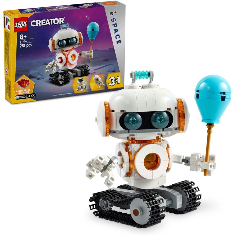 LEGO Creator 3-In-1 Space Robot 31164 (281 Pieces) LEGO Creator 3-In-1 Space Robot 31164 (281 Pieces)