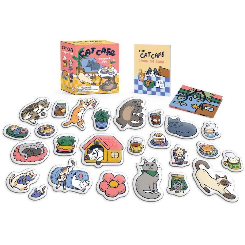 Cat Cafe Magnet Set - Meow! | Alasdair Stuart Cat Cafe Magnet Set - Meow! | Alasdair Stuart