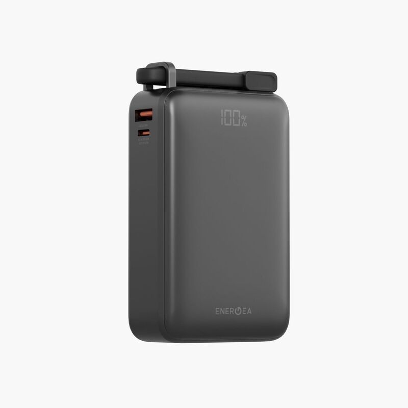 Energea Compac Ultra 67 20000mAh Power Bank With Built In USB-C Cable PD67W - Gun