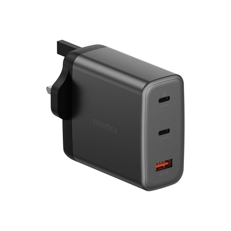 Energea Ampcharge GAN100 2C1A PDQC 3.0 Wall Charger 100W (Uk) - Gunmetal
