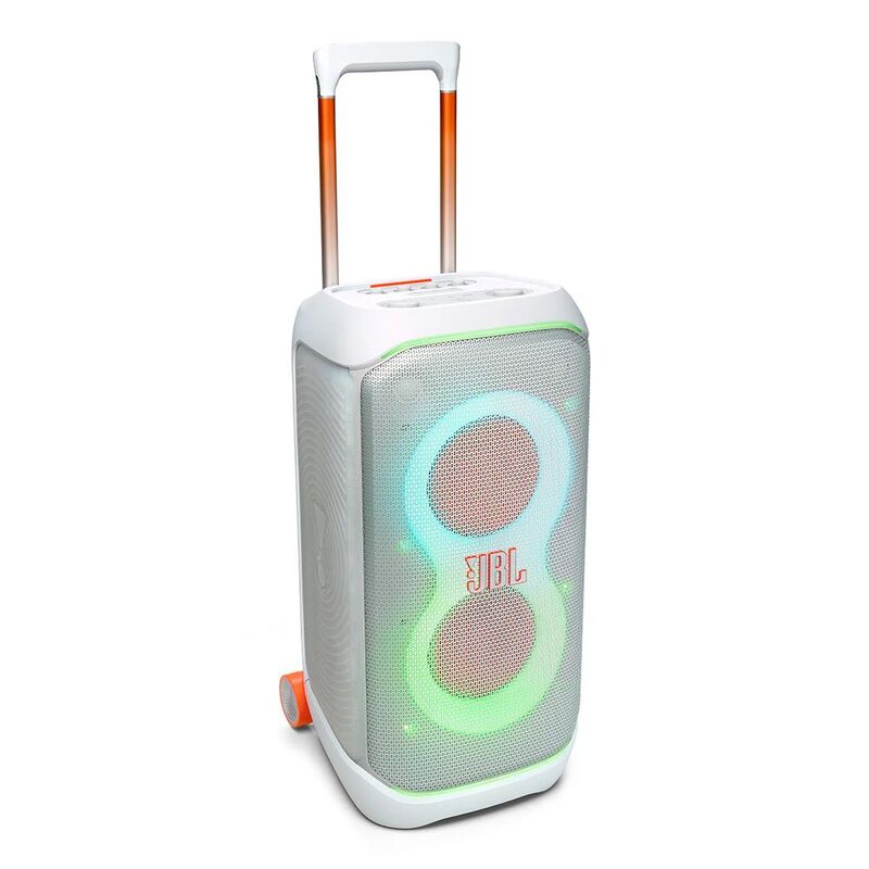 JBL Partybox Stage 320 Portable Party Speaker With Wheels - White JBL Partybox Stage 320 Portable Party Speaker With Wheels - White