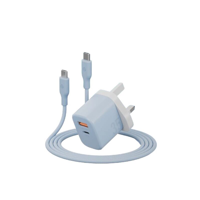 Energea Bundle Goport Velox Bundle UK Charger 35W With Weave Cable - Bubblegum Energea Bundle Goport Velox Bundle UK Charger 35W With Weave Cable - Bubblegum