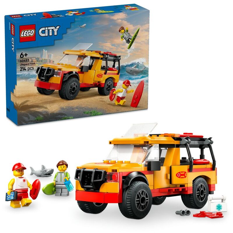 LEGO City Lifeguard Beach Rescue Truck 60453 (214 Pieces)
