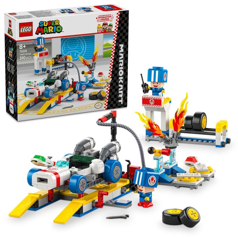 LEGO Super Mario Mario Kart Toad's Garage 72035 (390 Pieces)