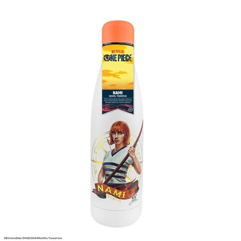 Cinereplica One Piece Netflix Nami Thermos Bottle 500ml Cinereplica One Piece Netflix Nami Thermos Bottle 500ml