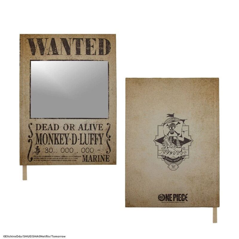 Cinereplica One Piece Netflix Wanted Poster Hardcover Notebook Cinereplica One Piece Netflix Wanted Poster Hardcover Notebook