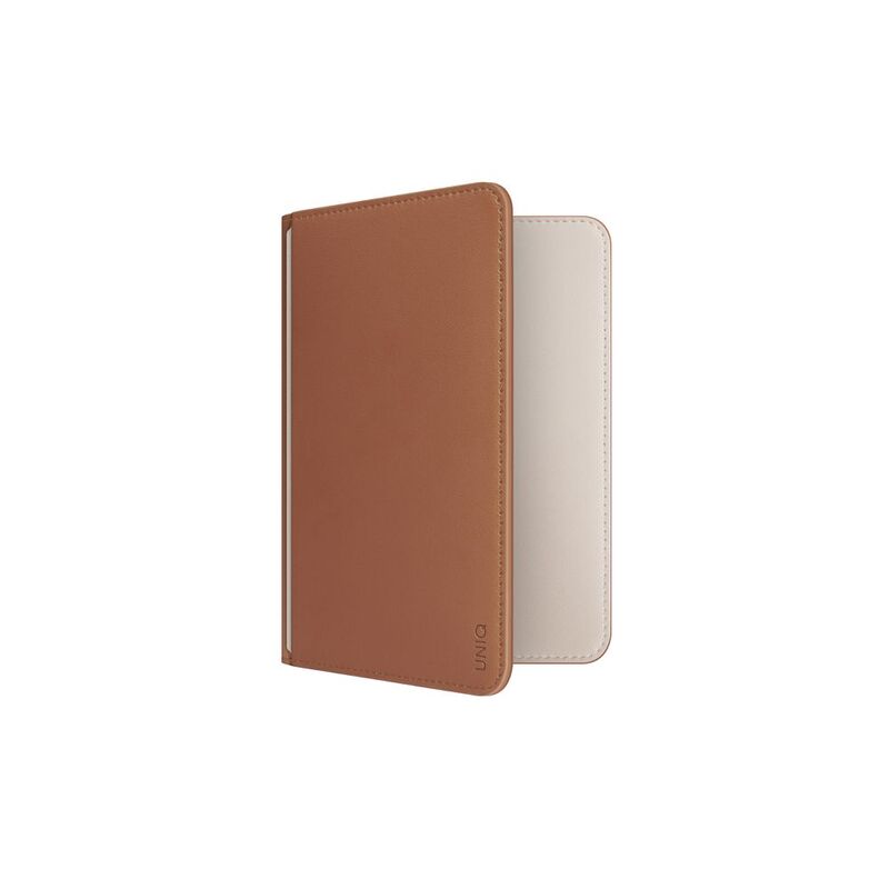 Uniq Belmont Passport Holder Tracker With RFID-Blocking - Caramel/Ivory