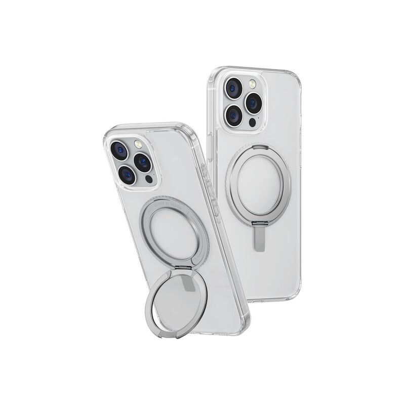 Uniq Hybrid iPhone 16 Pro Swivix With 360 Rotating Kickstand - Lucent Clear