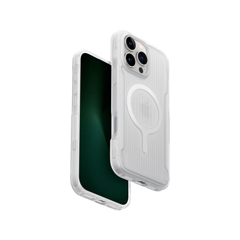 Uniq Hybrid iPhone 16 Pro Magclick Charging Combat Active - Luminous White