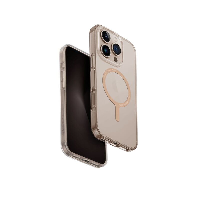 Uniq Hybrid iPhone 16 Pro Magclick Charging Clario (Eco) - Champagne Gold