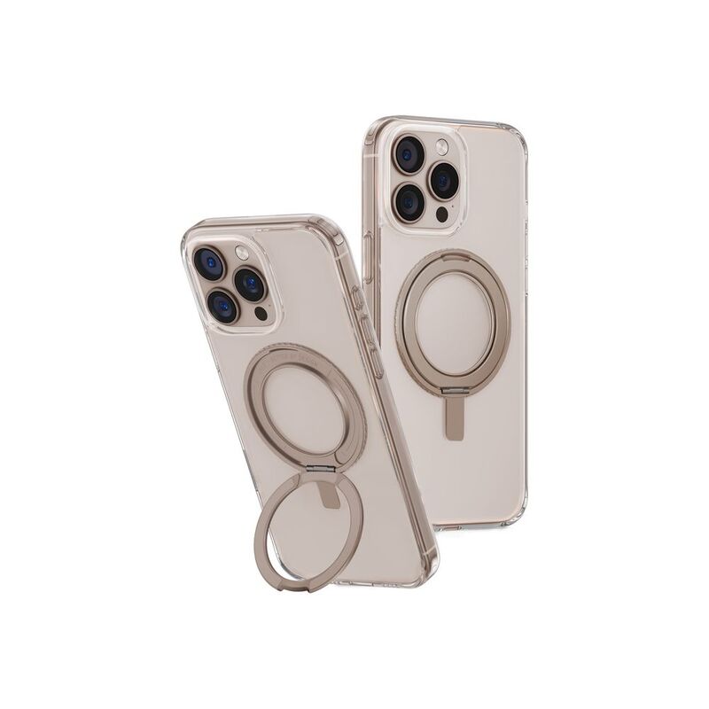 Uniq Hybrid iPhone 16 Pro Max Swivix With 360 Rotating Kickstand - Taupe Gold