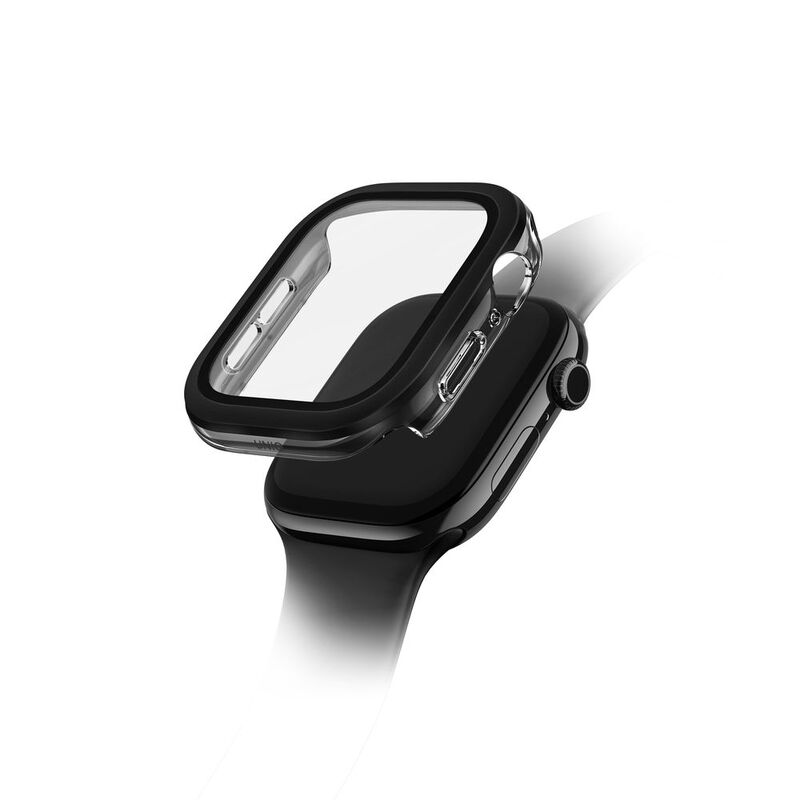 Uniq Voute Watch Case With Tempered Glass Screen 42mm - Jet Black
