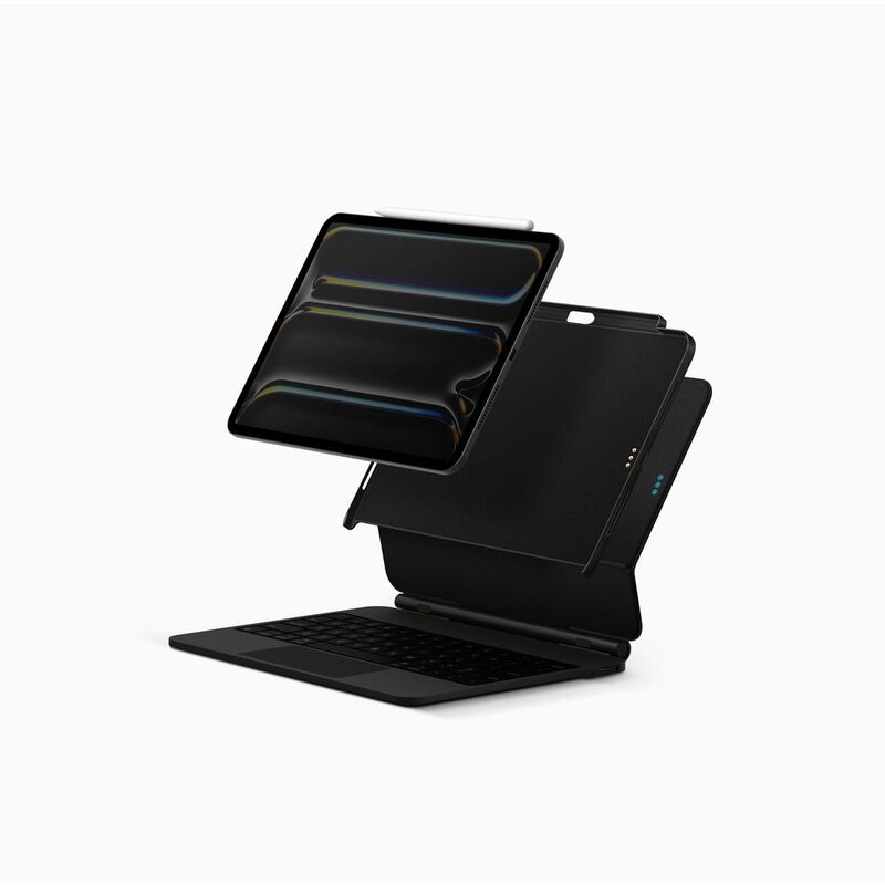 Uniq Axel Snap-Easy Magnetic Case For iPad Pro 13-Inch M4 - Ebony Black