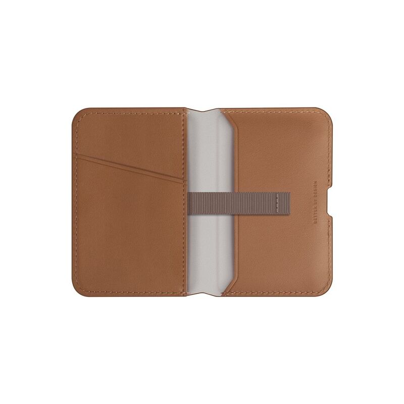 Uniq Lyden DS RFID Blocking Magnetic Wallet - Caramel/Ivory