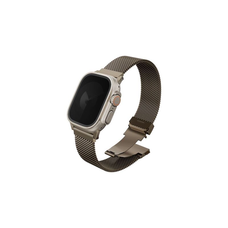 Uniq Dante Pro Apple Watch Self Adjustable Mesh Steel Band 42/41/40mm - Ember Gold