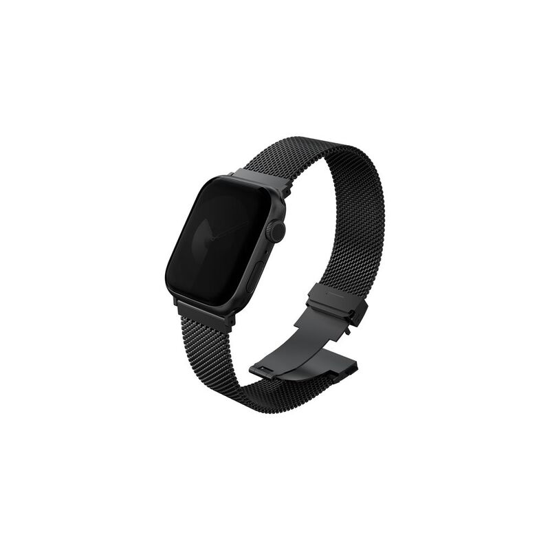 Uniq Dante Pro Apple Watch Self Adjustable Mesh Steel Band 49/46/45/44mm - Graphite Black