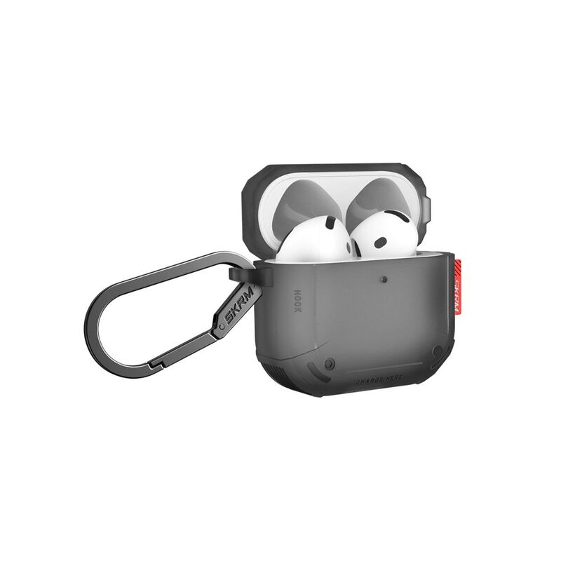 Skinarma Airpods 4 Mecha Case - Smoke