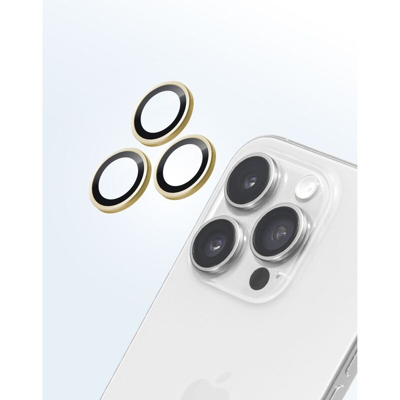 Prime GLS Lens Protector CRP For iPhone 16/ 16 Plus - Gold