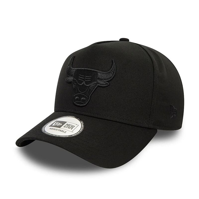 New Era Monochrome E-Frame NBA Chicago Bulls Black/Black Free Size Cap