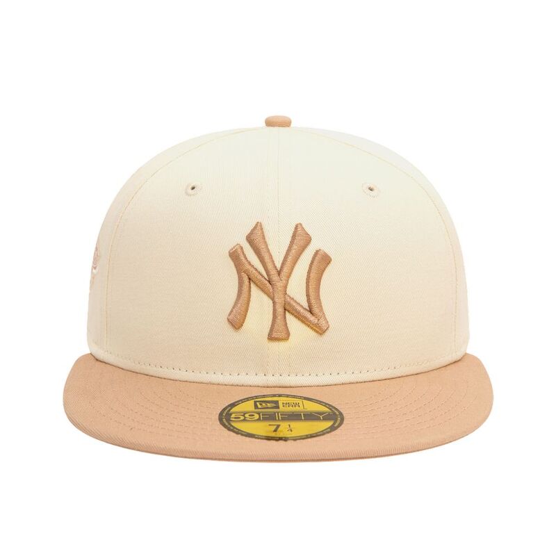 New Era Side Patch 59Fifty MLB New York Yankees Beige/Maroon Cap New Era Side Patch 59Fifty MLB New York Yankees Beige/Maroon Cap