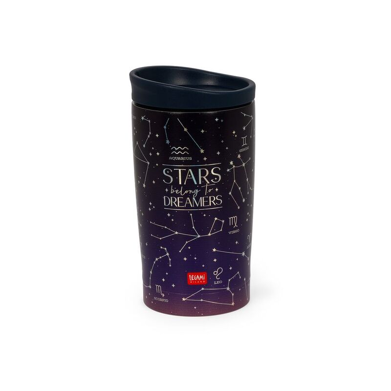 Legami Vacuum Tumbler - Hot & Cold - Tumbler 275 ml - Stars Legami Vacuum Tumbler - Hot & Cold - Tumbler 275 ml - Stars