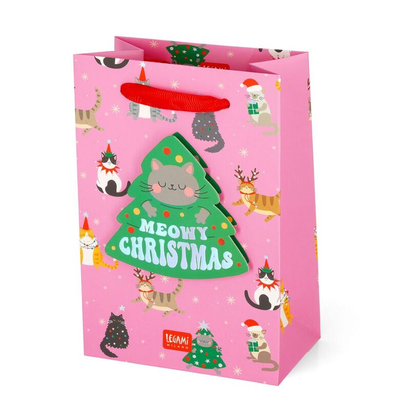 Legami Gift Bag - Small - Kitty (10 x 15 x 6.5 cm)
