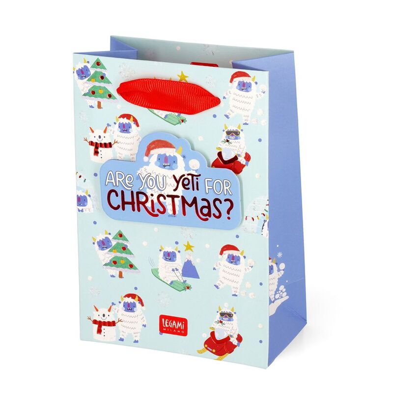 Legami Gift Bag - Small - Yeti (10 x 15 x 6.5 cm)
