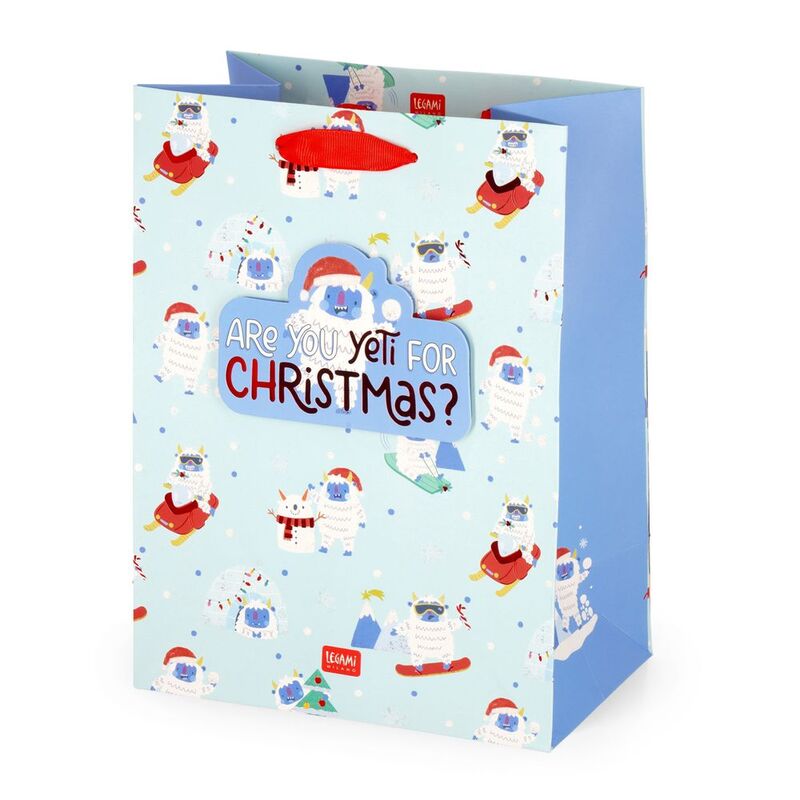 Legami Gift Bag - Medium - Yeti (19 x 25 x 11.5 cm) Legami Gift Bag - Medium - Yeti (19 x 25 x 11.5 cm)