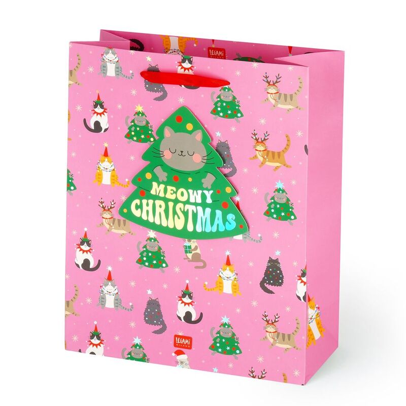 Legami Gift Bag - Large - Kitty (26.5 x 32.5 x 11.5 cm) Legami Gift Bag - Large - Kitty (26.5 x 32.5 x 11.5 cm)