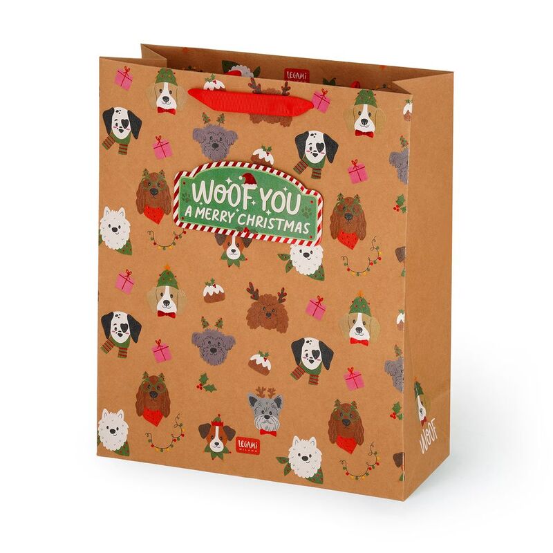 Legami Gift Bag - Large - Dogs (26.5 x 32.5 x 11.5 cm) Legami Gift Bag - Large - Dogs (26.5 x 32.5 x 11.5 cm)