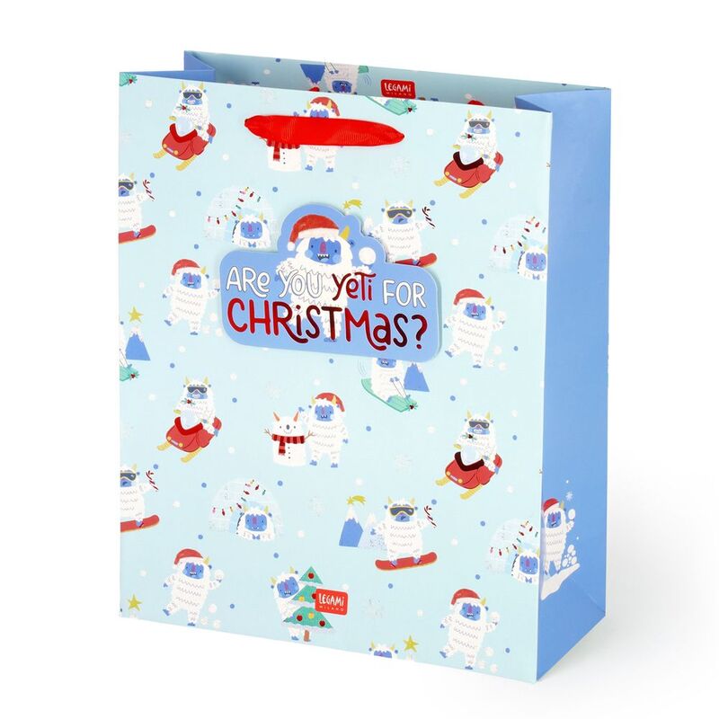 Legami Gift Bag - Large - Yeti (26.5 x 32.5 x 11.5 cm) Legami Gift Bag - Large - Yeti (26.5 x 32.5 x 11.5 cm)