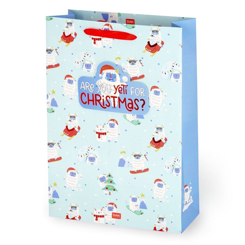 Legami Gift Bag - X-Large - Yeti (31 x 43 x 11.5 cm) Legami Gift Bag - X-Large - Yeti (31 x 43 x 11.5 cm)