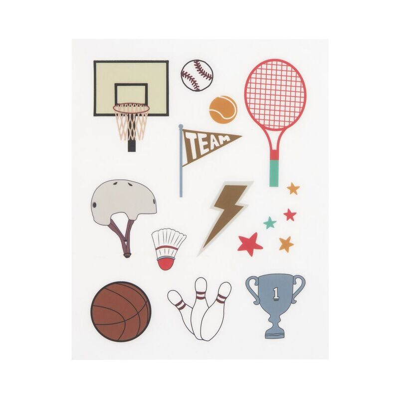 Lassig Stickers Rub On - Sport (Set of 3)
