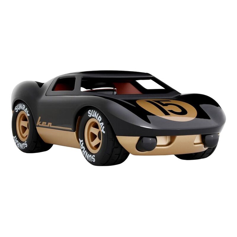 Playforever Mini Ken Cave Racing Toy Car - Black/Gold